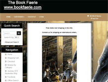 Tablet Screenshot of bookfaerie.com